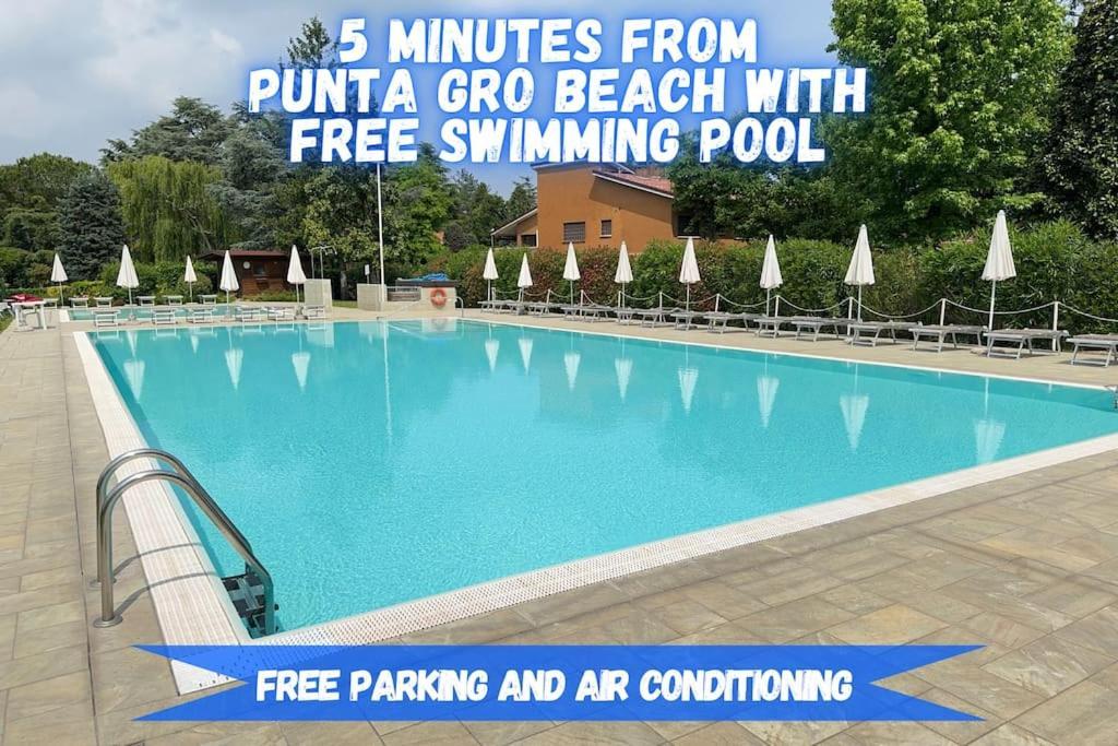 5' From Punta Gro Beach With Free Swimming Pool Сирмионе Экстерьер фото